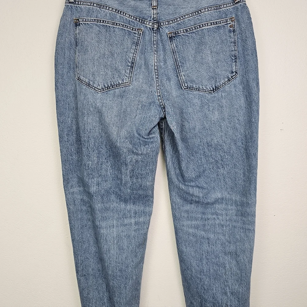 Madewell The Slouchy Boyjean High Rise Relaxed Jeans Rubyvale Wash Sz 32 EUC - Picture 7 of 12